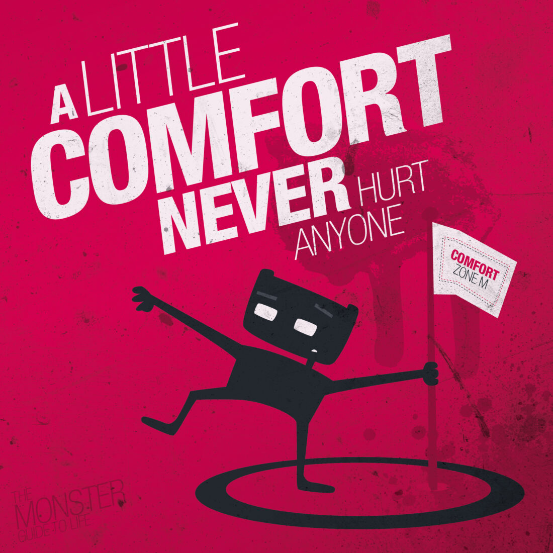 A little comfort never hurt anyone illustration